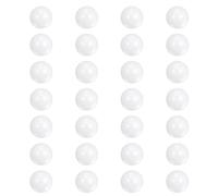 QUARKZMAN 28Pcs Billes en Céramique de 5,5 mm de Diamètre en Oxyde de Zirconium ZrO2, Boules Solides de Précision G10, Blanches