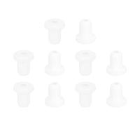 QUARKZMAN 28Pcs Passe-fils En Caoutchouc Silicone Blanc Pour Câblage, Automobile, Trou De Perçage 4mm, Diamètre Intérieur 2mm