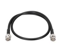 QUARKZMAN 2FT Câble 6G-SDI, Câble BNC Mâle À Mâle 75 Ohm RG59 Coaxial Connecteur Vidéo Câble Jumper Pour Caméra Surveillance Compatible HD-SDI/3G/6G-SDI/4K/8K, Noir