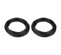 QUARKZMAN 2Pcs 0.823mm² Fil Électrique en PVC 18AWG, 7.5m Chacun Fil de Cuivre Étamé Toronné à Noyau Solide, Connexions Flexibles pour le Bricolage, les Modèles, Lampes, Appareils, Noir