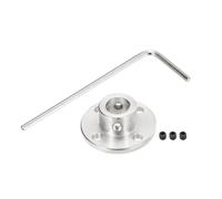 QUARKZMAN 2Pcs 10mm Raccords à Bride pour Coupleur d'Axe d'Arbre pour Moteurs Connecteurs de Couplage à Bride Accessoire Coupleur Modèle Guide avec Mini Clé Hexagonale et Vis de Fixation