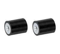 QUARKZMAN 2Pcs 15 x 20mm Filetage M4 Femelle Silentblocs en Caoutchouc, Isolateurs de Vibrations, Remplace les Tampons Anti-Vibrations Bloc de Base