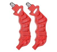 QUARKZMAN 2pcs 2-en-1 Gouttes Irrigation Tuyau Trou Poinçon 8mm pour 1/4 pouce Raccord et Émetteur Insertion Gouttes Tube Trou Poinçon Raccord Insertion Outils, Rouge