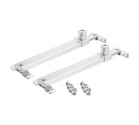 QUARKZMAN 2Pcs 285mm À battant Compas Fenêtre Loquet Spray Argent | À battant Fenêtre Compas, Inox Acier, Réglable Friction Compas Charnières Fenêtre Entretoise