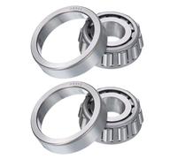 QUARKZMAN 2pcs 30302 Roulement Rouleaux Coniques Cône et Cuvette, 15mm Alésage X 42mm OD X 14mm Épaisseur, Acier Chromé Roulement Conique Ensemble, ABEC-3