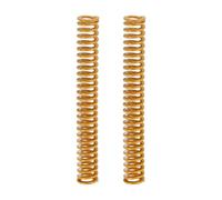 QUARKZMAN 2pcs 3D Imprimante Chauffage Lit Ressort, 8mm OD 60mm Longueur Lumière Charge Compression Moule Matrice Ressort 3D Imprimante Compression Ressort, Jaune