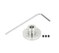 QUARKZMAN 2Pcs 5mm Raccords à Bride pour Coupleur d'Axe d'Arbre pour Moteurs Connecteurs de Couplage à Bride Accessoire Coupleur Modèle Guide avec Mini Clé Hexagonale et Vis de Fixation