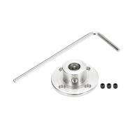 QUARKZMAN 2Pcs 8mm Raccords à Bride pour Coupleur d'Axe d'Arbre pour Moteurs Connecteurs de Couplage à Bride Accessoire Coupleur Modèle Guide avec Mini Clé Hexagonale et Vis de Fixation
