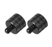 QUARKZMAN 2Pcs Adaptateur de Support pour Microphone Femelle 3/8 à Mâle M6 | Adaptateur de Filetage, pour Monture de Support Microphone sur Trépied de Caméra