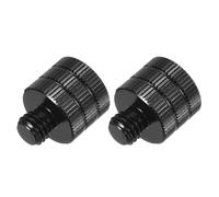QUARKZMAN 2Pcs Adaptateur de Support pour Microphone Femelle 3/8 à Mâle M8 | Adaptateur de Filetage, pour Monture de Support Microphone sur Trépied de Caméra