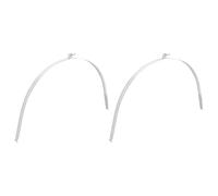 QUARKZMAN 2pcs Attache De Support EMT 22" Universelle En Acier Au Carbone Galvanisé Accessoire De Canal De Support Avec Boulon Et Écrou Pour Tuyau EMT Conduit Rigide, Argent