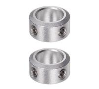 QUARKZMAN 2pcs Bague de Réglage Bague Arrêt d'axe Butée Arbre Collier 10mm Alésage Aluminium Alliage, 16mm OD, 8mm Largeur pour Roue Brouette Pont, Boite Vitesse Ensembles CNC Anodisation