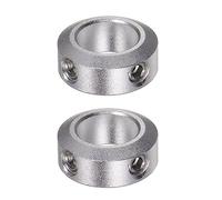 QUARKZMAN 2pcs Bague de Réglage Bague Arrêt d'axe Butée Arbre Collier 12mm Alésage Aluminium Alliage, 20mm OD, 8mm Largeur pour Roue Brouette Pont, Boite Vitesse CNC Anodisation