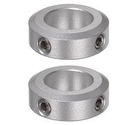 QUARKZMAN 2pcs Bague de Réglage Bague Arrêt d'axe Butée Arbre Collier 14mm Alésage Aluminium Alliage, 24mm OD, 8mm Largeur pour Roue Brouette Pont Boîte Vitesses CNC Anodisation