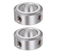 QUARKZMAN 2pcs Bague de Réglage Bague Arrêt d'axe Butée Arbre Collier 15mm Alésage Aluminium Alliage, 24mm OD, 10mm Largeur pour Roue Brouette Pont, Boîte Vitesses, CNC, Anodisation