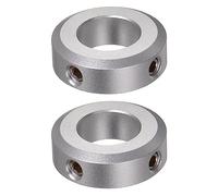 QUARKZMAN 2pcs Bague de Réglage Bague Arrêt d'axe Butée Arbre Collier 17mm Alésage Aluminium Alliage, 32mm OD, 10mm Largeur pour Roue Brouette Pont Boîte Vitesses CNC Anodisation