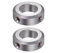 QUARKZMAN 2pcs Bague de Réglage Bague Arrêt d'axe Butée Arbre Collier 18mm Alésage Aluminium Alliage, 32mm OD, 10mm Largeur pour Roue Brouette Pont Boîte Vitesses CNC Anodisation