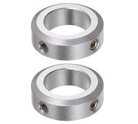 QUARKZMAN 2pcs Bague de Réglage Bague Arrêt d'axe Butée Arbre Collier 20mm Alésage Aluminium Alliage, 32mm OD, 10mm Largeur pour Roue Brouette Pont Boîte Vitesses CNC Anodisation