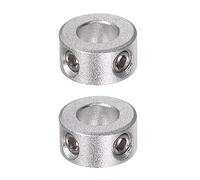 QUARKZMAN 2pcs Bague de Réglage Bague Arrêt d'axe Butée Arbre Collier 6mm Alésage Aluminium Alliage, 12mm OD, 6mm Largeur pour Roue Brouette Pont, Boite Vitesse Ensembles CNC Anodisation