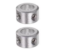 QUARKZMAN 2pcs Bague de Réglage Bague Arrêt d'axe Butée Arbre Collier 8mm Alésage Aluminium Alliage, 14mm OD, 8mm Largeur pour Roue Brouette Pont Boîte Vitesses CNC Anodisation