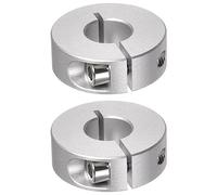 QUARKZMAN 2pcs Bague de Réglage Bague Arrêt d'axe Butée Arbre Collier Diviser 14mm Alésage Aluminium Alliage, 35mm OD, 12mm Largeur pour Roue Brouette Pont Boîte Vitesses Anodisation