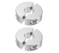 QUARKZMAN 2pcs Bague de Réglage Bague Arrêt d'axe Butée Double Divise pour 10 mm Arbre Collier Vis pince, 30mm OD, 10mm Largeur, Bouchon Position Maintien Calage Poulie Machine Outil