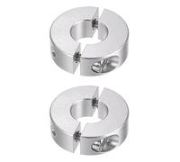 QUARKZMAN 2pcs Bague de Réglage Bague Arrêt d'axe Butée Double Divise pour 13 mm Arbre Collier Vis pince, 30mm OD, 10mm Largeur, Bouchon Position Maintien Calage Poulie Machine Outil