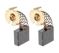 QUARKZMAN 2pcs Balai Charbon 17mm x 18mm x 7mm Balai Meuleuse 203# Pièce De Rechange Moteur Électrique Outil Rotatif Machine De Découpe Polisseuse Balais Pour Réparation Outils Électriques