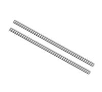 QUARKZMAN 2Pcs Barres Rondes en Acier Métallique, 5,5mm x 150mm en Acier Rapide (HSS) pour Tour à Métaux, pour Arbres, Engrenages, Perceuses, Machines à Aléser, Tournage, Bricolage