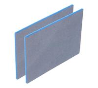 QUARKZMAN 2Pcs Bloc Éponge de Ponçage, Tampon Éponge de Ponçage 1800-2000 Grains 140mm x 114mm x 5mm Mousse Souple Ponçage à Sec et Humide Bloc de Ponçage Papier de Verre pour Modèles