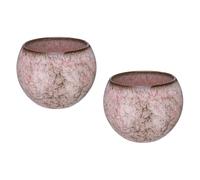 QUARKZMAN 2pcs Bols À Thé Faits À La Main 150ml / 5oz Changement Four Chinois Bol À Thé Japonais Céramique Ensemble Thé Gong Fu Pour Bureau Maison Cadeaux, Fleurs Cerisier