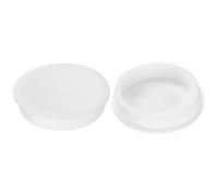 QUARKZMAN 2Pcs Bouchon De Trou en Silicone, Bouchons Ronds en Caoutchouc Étanches Bouchons De Bouteille Coque D'Extrémité De Tube pour Trou De 70mm/2.76" pour Bathtub Bottle, Blanc
