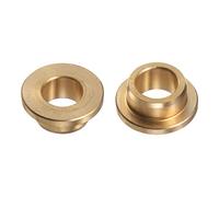 QUARKZMAN 2pcs Bride Roulement Manchon 12mm Alésage 18mm OD 10mm Longueur 3mm Bride Épaisseur Bronze Douille Autolubrifiant Douilles Manchon pour Industriel Équipement