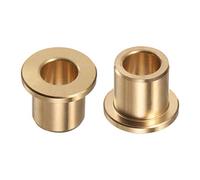 QUARKZMAN 2pcs Bride Roulement Manchon 12mm Alésage 18mm OD 20mm Longueur 3mm Bride Épaisseur Bronze Douille Autolubrifiant Douilles Manchon pour Industriel Équipement