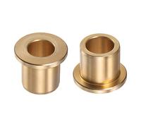 QUARKZMAN 2pcs Bride Roulement Manchon 13mm Alésage 19mm OD 20mm Longueur 3mm Bride Épaisseur Bronze Douille Autolubrifiant Douilles Manchon pour Industriel Équipement