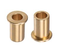 QUARKZMAN 2pcs Bride Roulement Manchon 13mm Alésage 19mm OD 30mm Longueur 3mm Bride Épaisseur Bronze Douille Autolubrifiant Douilles Manchon pour Industriel Équipement