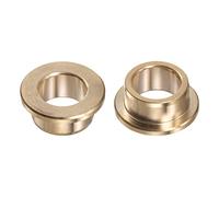 QUARKZMAN 2pcs Bride Roulement Manchon 16mm Alésage 22mm OD 12mm Longueur 3mm Bride Épaisseur Bronze Douille Autolubrifiant Douilles Manchon pour Industriel Équipement