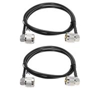 QUARKZMAN 2PCS Câble Coaxial RG58 3ft/0.9 M, Câble Coaxial UHF PL-259 Mâle À Mâle 50 Ohm Faible Perte Pour CB Radio, Antenna Analyzer, Meter