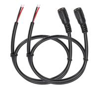 QUARKZMAN 2pcs Câbles d'alimentation DC Pigtails, Connecteur Fiche Barillet Femelle 5.5mm x 2.1mm vers Fil Nu Ouvert 50cm pour PC Laptop Jouets Téléphone Appareils Électroniques