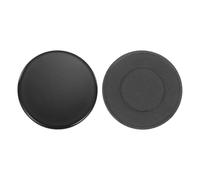 QUARKZMAN 2Pcs Capuchon De Brûleur De Cuisinière À Gaz, 75mm / 2.95 Pouces Chapeau De Cuiseur Métallique Plat Pour Capuchon De Brûleur De Remplacement Couronne De Flamme Pour.