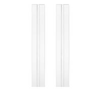 QUARKZMAN 2Pcs Charnières Flexibles En Acrylique, 200x39mm Charnière Invisible Vivante, 360° Transparent Continue Piano Charnière Flex Plate Pour Meubles DIY, Présentoir, Armoires