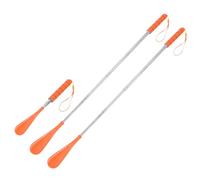 QUARKZMAN 2pcs Chausse-Pied 11.8"-28" Long Manche Rétractable Orange