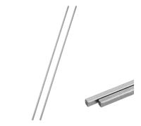 QUARKZMAN 2Pcs Clavette Carrée En Acier, 3/16" x 3/16" x 14" Acier 45# Laminé À Froid Barres Métalliques De Précision Pour Rainures De Clavette Support Structurel Mécanique Machines
