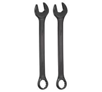 QUARKZMAN 2pcs ombinée Métrique 34mm 12 Points Et Double Extrémité Clés Outils Pour Household Automotive Machinery DIY Repair, Black