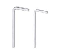 QUARKZMAN 2pcs Clé en L à Tête Carrée 3mm 4mm CR-V Clé à 4 Points pour Réparation Outil de Base pour Projet DIY de Réparation à Domicile et Applications Générales