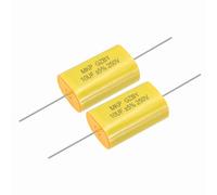 QUARKZMAN 2Pcs Condensateur De Division De Fréquence 10uF, 250V Condensateur Audio Pour Haut-Parleur Non Polarisé MKP En Polypropylène Film
