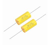 QUARKZMAN 2Pcs Condensateur De Division De Fréquence 4.7uf, 250V Axial Condensateur Audio Pour Haut-Parleur MKP À Film