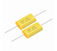 QUARKZMAN 2Pcs Condensateur De Division De Fréquence 4.7uF, 250V Condensateur Audio Pour Haut-Parleur Non Polarisé MKP Film Polypropylène