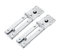 QUARKZMAN 2Pcs Connecteur De Canapé Modulable, 200mm Connecteur De Sofa Ajustable Et Antidérapant, Attaches Robustes pour Éviter Le Glissement des Meubles, Argent