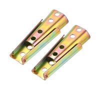 QUARKZMAN 2Pcs Connecteurs De Canapé Sectionnel, Connecteurs De Meubles Pièces De Lit Attache De Support D'Interverrouillage Canapé Éviter Le Glissement des Meubles (90mm, Couleur Zinc)